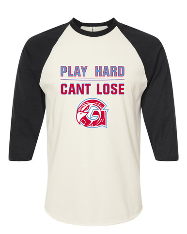 Glendale Falcons Play Hard, Can't Lose Women's Baseball T-Shirt