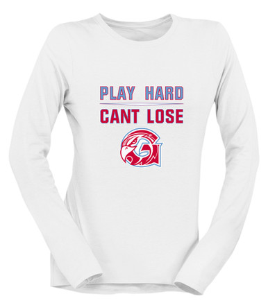 Glendale Falcons Play Hard, Can't Lose Women's Premium LS T-Shirt