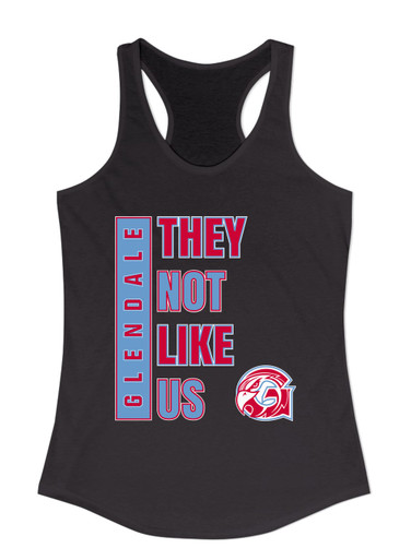 Glendale Falcons They Not Like Us #1 Women's Tank Top