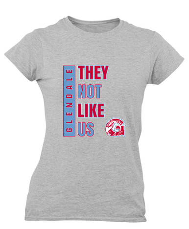 Glendale Falcons They Not Like Us #1 Women's Premium SS T-Shirt