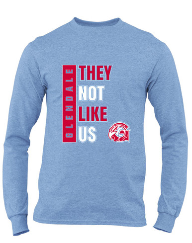 Glendale Falcons They Not Like Us #1 Men's LS T-Shirt