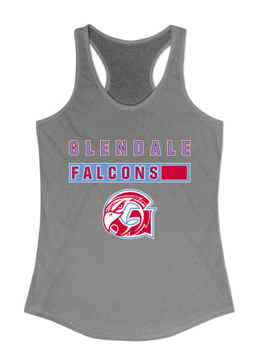 Glendale Falcons Mascot #7 Women's Tank Top