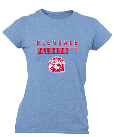 Glendale Falcons Mascot #7 Women's SS T-Shirt