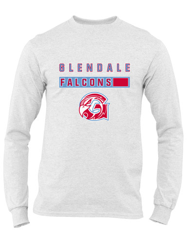 Glendale Falcons Mascot #7 Men's Premium LS T-Shirt
