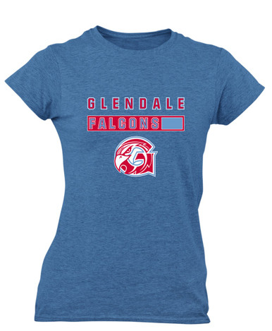 Glendale Falcons Mascot #7 Women's Premium SS T-Shirt