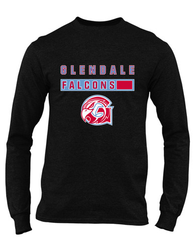 Glendale Falcons Mascot #7 Men's LS T-Shirt