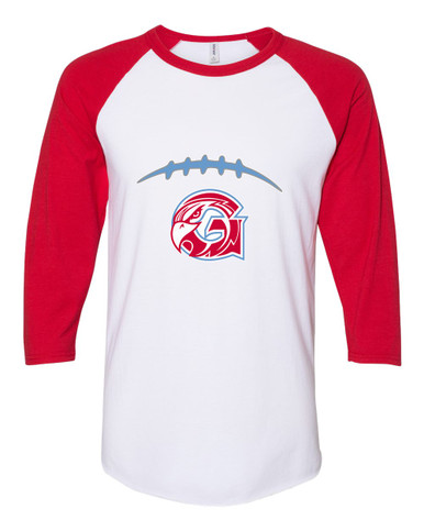 Glendale Falcons Football #2 Men's Baseball T-Shirt