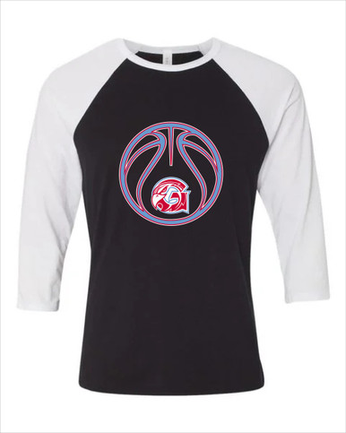 Glendale Falcons Basketball #2 Women's Baseball T-Shirt