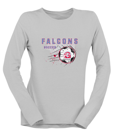 Glendale Falcons Soccer #2 Women's LS T-Shirt