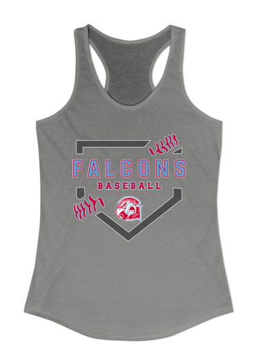 Glendale Falcons Baseball #2 Women's Tank Top