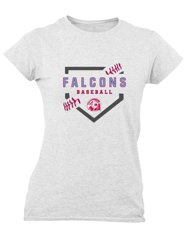 Glendale Falcons Baseball #2 Women's SS T-Shirt