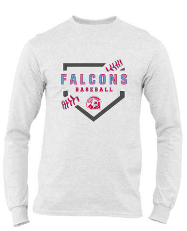 Glendale Falcons Baseball #2 Men's Premium LS T-Shirt