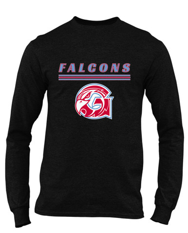 Glendale Falcons Mascot #8 Men's Premium LS T-Shirt