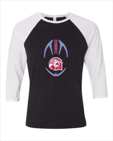 Glendale Falcons Football #4 Women's Baseball T-Shirt