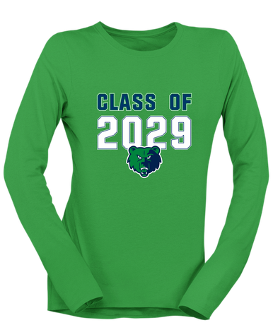 Creekview Grizzlies Class of 2029 Women's LS T-Shirt