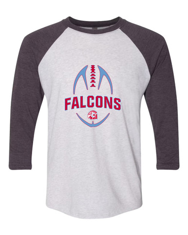 Glendale Falcons Football #5 Women's Baseball T-Shirt