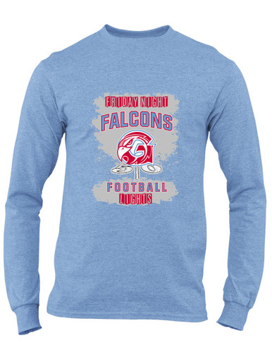 Glendale Falcons Football #6 Men's LS T-Shirt