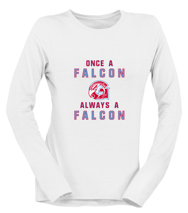 Glendale Falcons Once A Women's LS T-Shirt