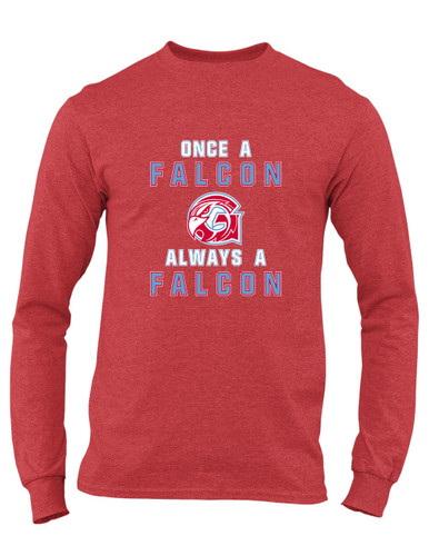 Glendale Falcons Once A Men's Premium LS T-Shirt
