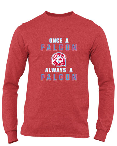 Glendale Falcons Once A Men's LS T-Shirt
