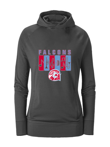 Glendale Falcons Band # 2 Women's Hoodie
