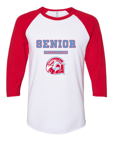 Glendale Falcons Senior #2 Women's Baseball T-Shirt