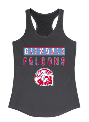 Glendale Falcons Mascot #9 Women's Tank Top