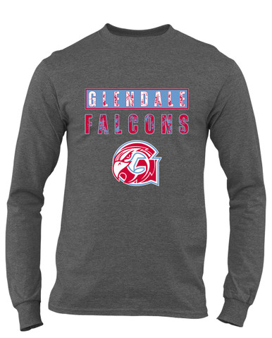 Glendale Falcons Mascot #9 Men's Premium LS T-Shirt