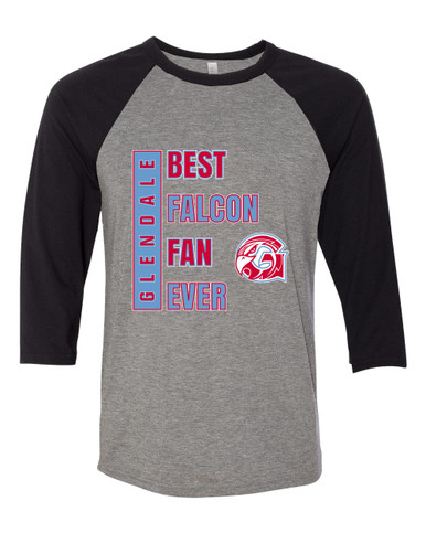 Glendale Falcons Best Falcon Fan Women's Baseball T-Shirt