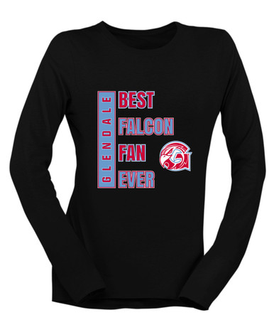 Glendale Falcons Best Falcon Fan Women's LS T-Shirt