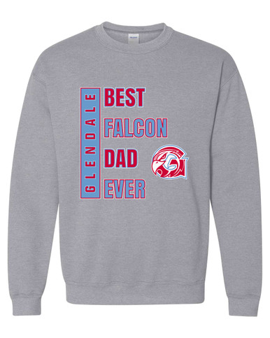 Glendale Falcons Best Falcon Dad Men's Sweatshirt