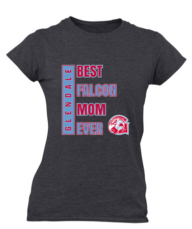 Glendale Falcons Best Falcon Mom Women's Premium SS T-Shirt