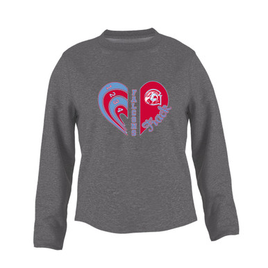 Glendale Falcons Heart Track Women's Sweatshirt