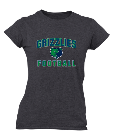 Creekview Grizzlies Football #1 Women's Premium SS T-Shirt