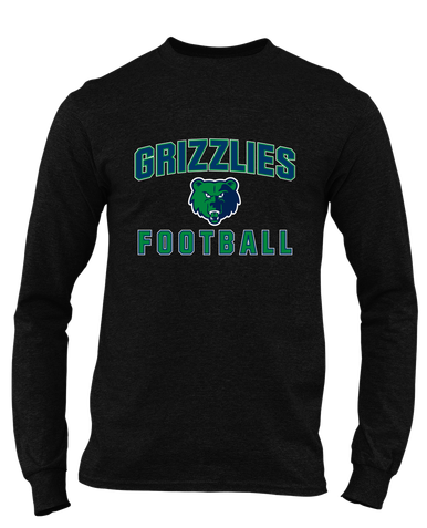 Creekview Grizzlies Football #1 Men's LS T-Shirt
