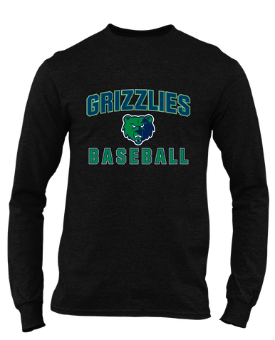 Creekview Grizzlies Baseball #1 Men's Premium LS T-Shirt