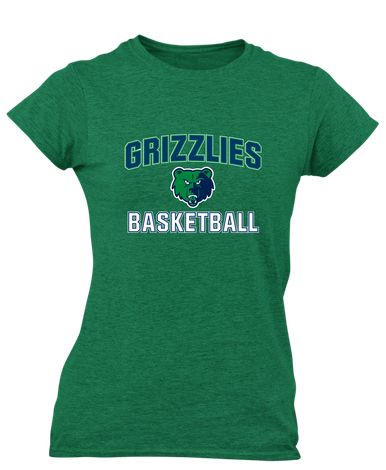 Creekview Grizzlies Basketball #1 Women's Premium SS T-Shirt