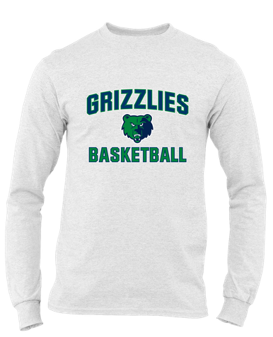 Creekview Grizzlies Basketball #1 Men's LS T-Shirt