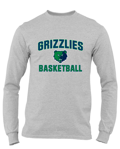 Creekview Grizzlies Basketball #1 Men's Premium LS T-Shirt
