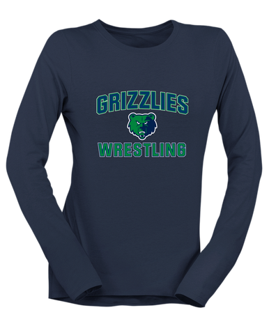 Creekview Grizzlies Wrestling Women's LS T-Shirt