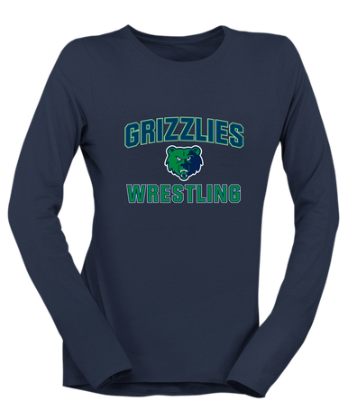 Creekview Grizzlies Wrestling Women's Premium LS T-Shirt