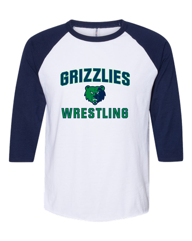 Creekview Grizzlies Wrestling Women's Baseball T-Shirt