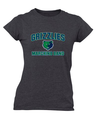 Creekview Grizzlies Marching Band Women's Premium SS T-Shirt