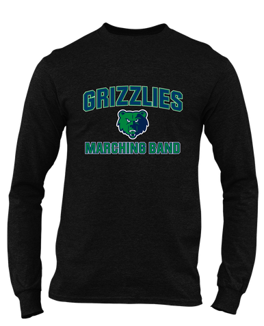 Creekview Grizzlies Marching Band Men's LS T-Shirt