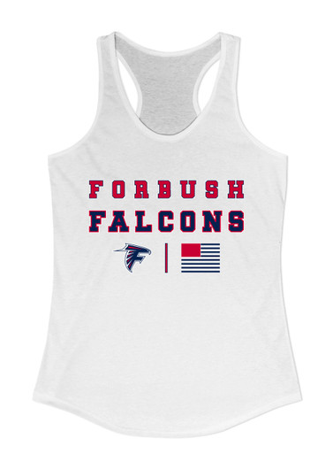 Forbush Falcons Spirit Flag Women's Tank Top