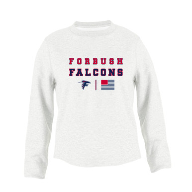 Forbush Falcons Spirit Flag Women's Sweatshirt