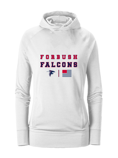 Forbush Falcons Spirit Flag Women's Hoodie