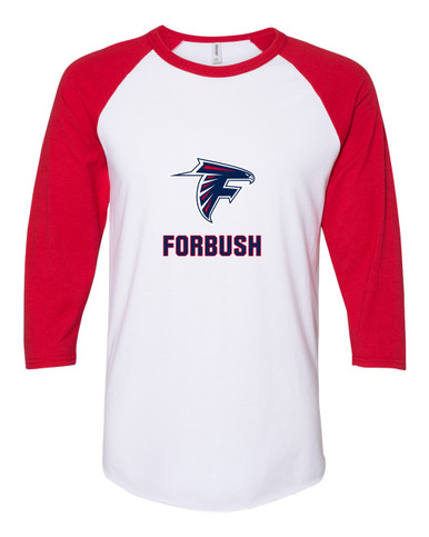 Forbush Falcons Mascot #2 Women's Baseball T-Shirt