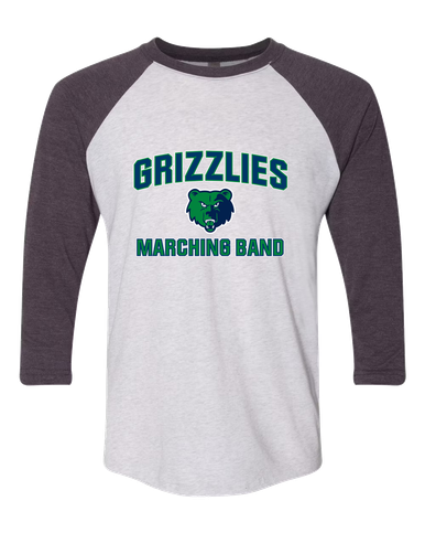 Creekview Grizzlies Marching Band Women's Baseball T-Shirt