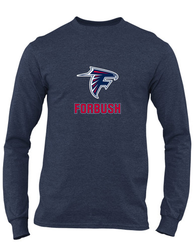 Forbush Falcons Mascot #2 Men's Premium LS T-Shirt